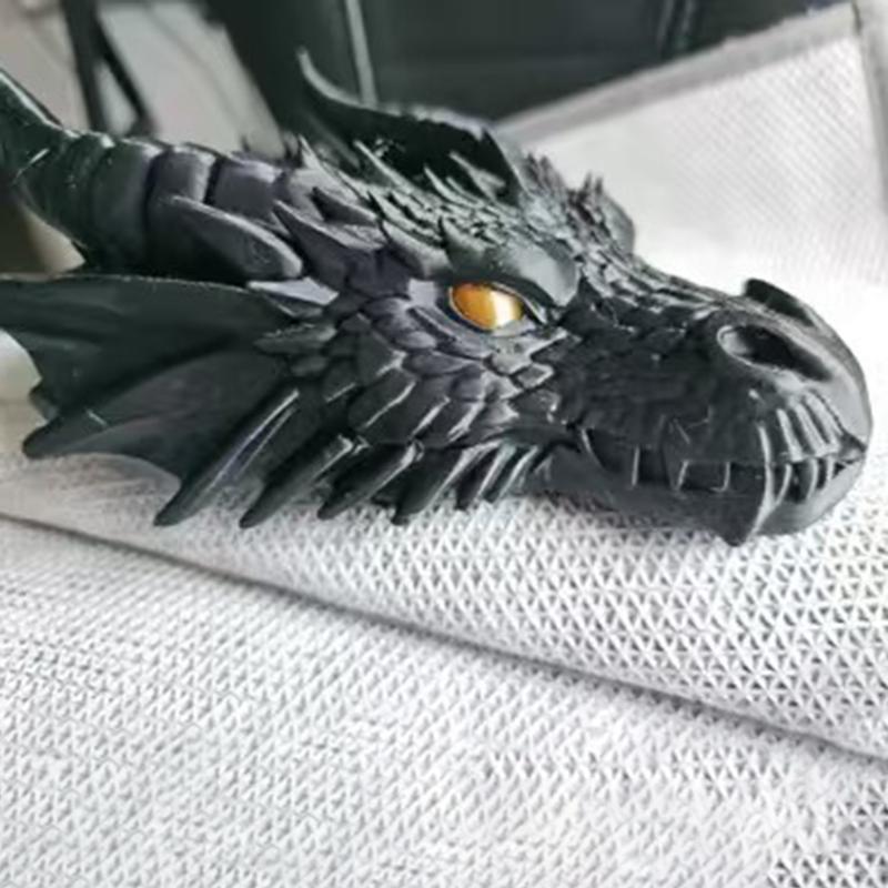 Gothic Dark Style Dragon Head Shaped Desktop Jewelry Storage Tray For Personalized Dark-Style Home Desktop