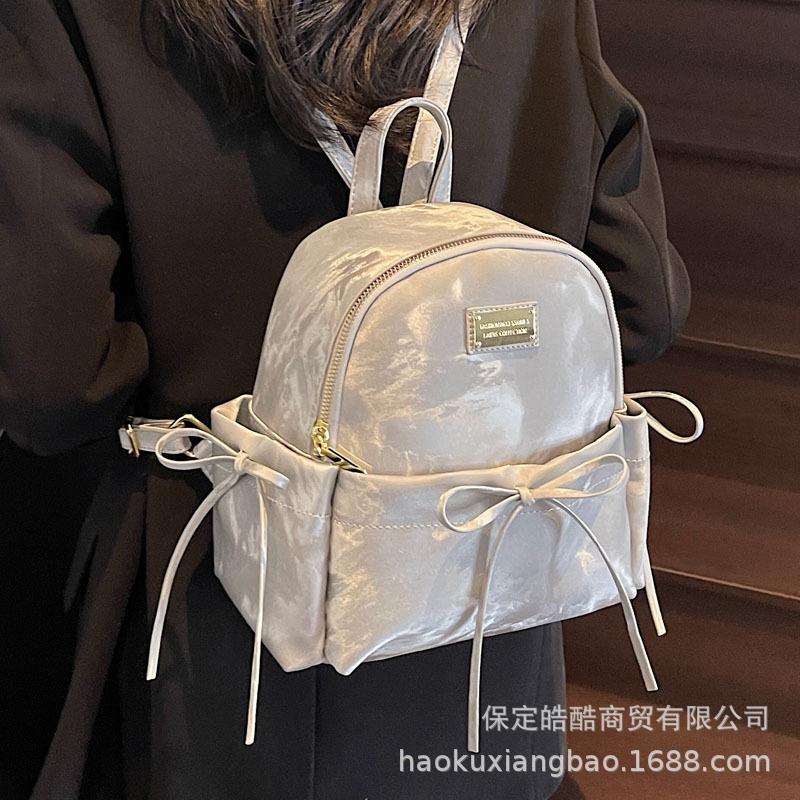 Niche Retro Backpack Women's 2025 New Spring and Summer Super Fire College British Style Schoolbag Casual Korean Backpack