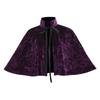 Victorian Velvet Cape Stand Collar Halloween Cloak Multi-functional Cosplay Costume  Stage Costume
