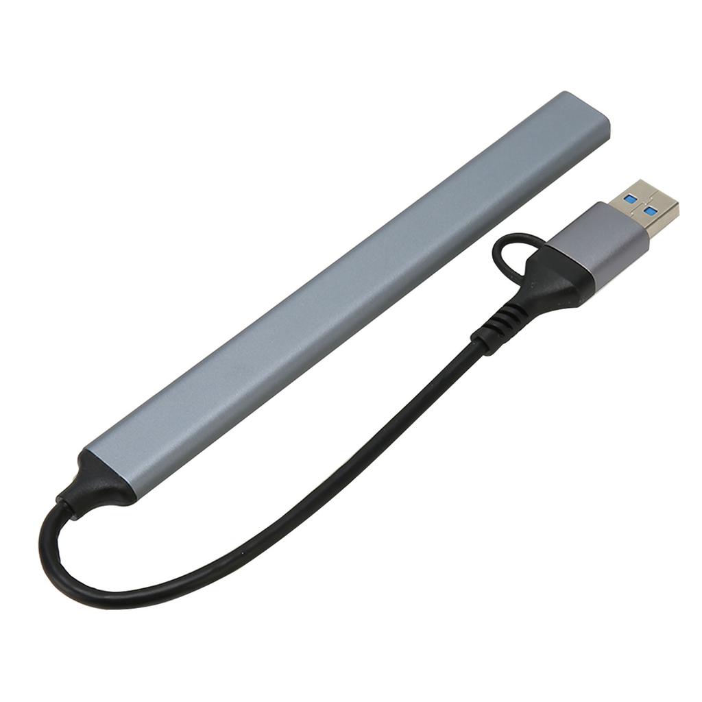 USB Type C Hub 1 USB 3.0 6 USB 2.0 Ports High Speed Plug and Play Multiport Adapter for Phone Laptop Mouse Keyboard