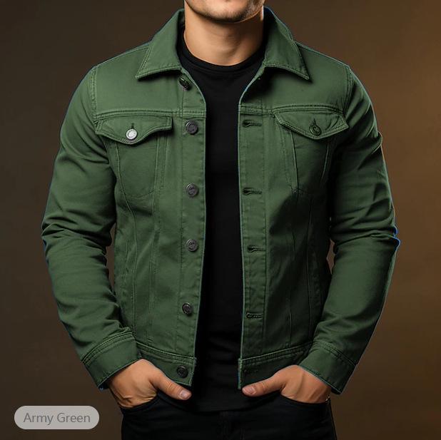 Winddichte Casual Jas voor Mannen - Warme Kraag Streetwear voor Herfst/Winter