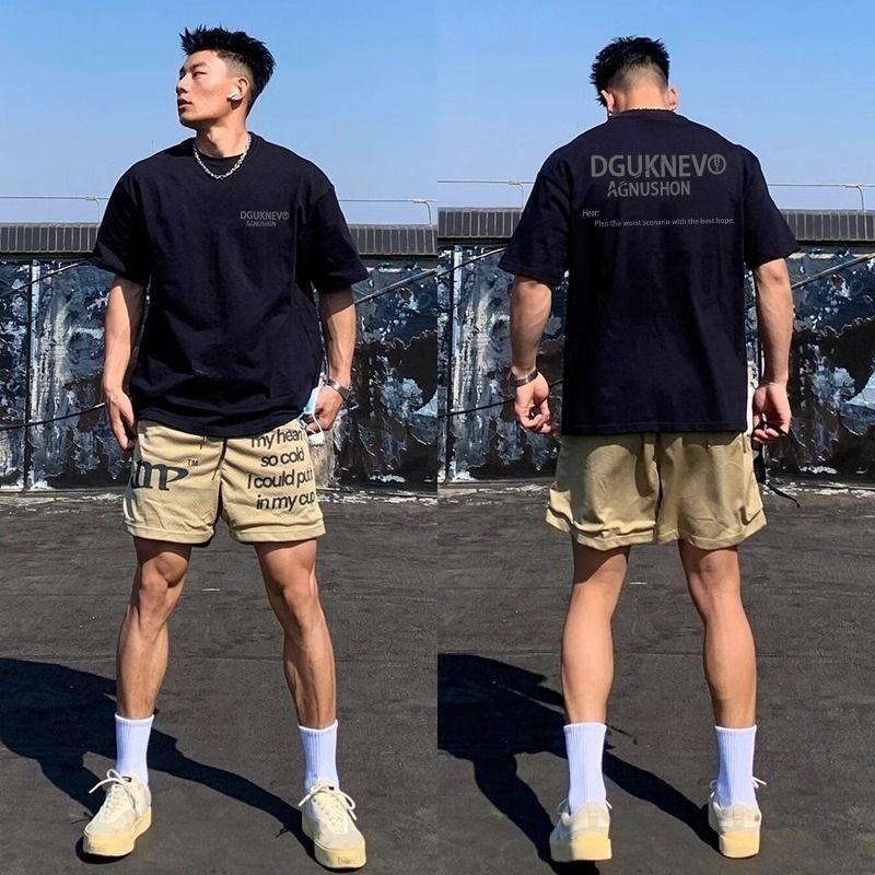 

Luxury Brand Paris Style Letter Printed Short-sleeved Cotton T-shirt Men and Women Loose Casual Versatile Street Wear Tee Y2k 4XL