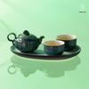 Edenus Tang Palace Green Glaze Ceramic Kung Fu Tea Set