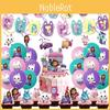 Gabbys Dollhouse Kids Birthday Party Supplies Decor Balloons Flag Cake Topper