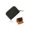 Kame Tōkō Bag Manufacturing Co. Wallet Coin Purse Case Mini Genuine Leather (Large Capacity Despite Small Size (Holds Coins Bills Cards Keys) Mens X