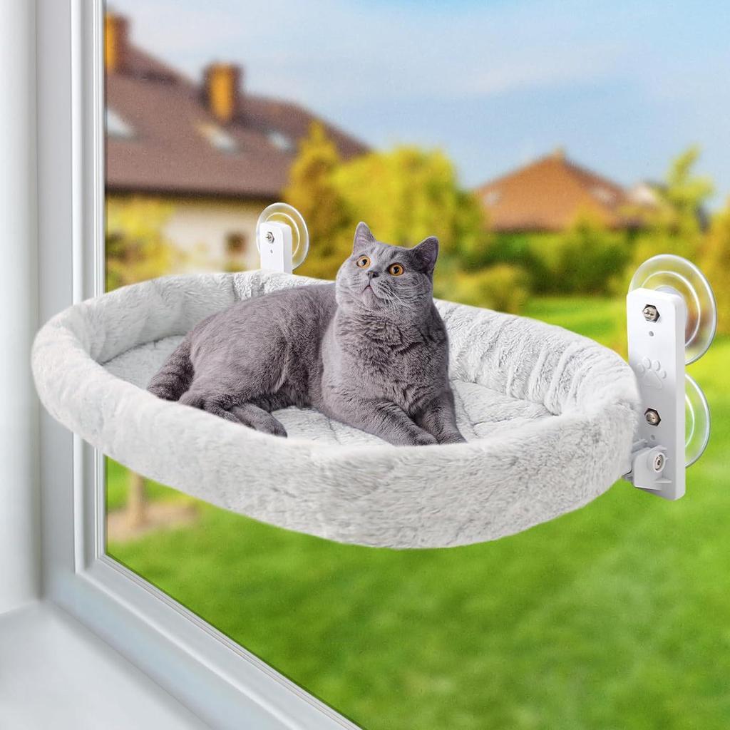 Four Seasons Foldable Cat Hammock: Window Suction Cup Floating Bed