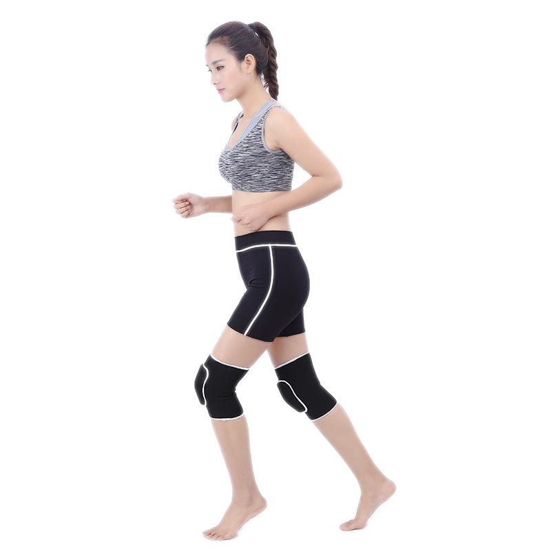 Premium Polyester-Cotton Adult Sports Knee Pads with Anti-Collision Sponge