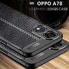 For OPPO A78 5G Case Cover OPPO A 78 A78 5G Capas New Armor Phone Back Soft Shockproof Bumper TPU Leather Fundas OPPO A78 Cover