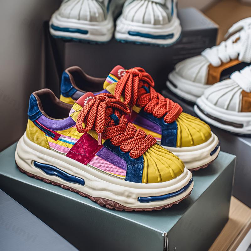 Men Shoes Sneakers Male Casual Platform Skateboarding Shoes Tenis Luxury Trainer Race Breathable Fashion Men Running Shoes