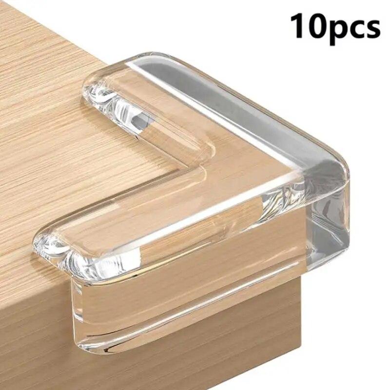 

10 шт. Детская противоударная защитная угловая накладка, прозрачная противоударная защитная полоса для угловых столов и стульев для детей