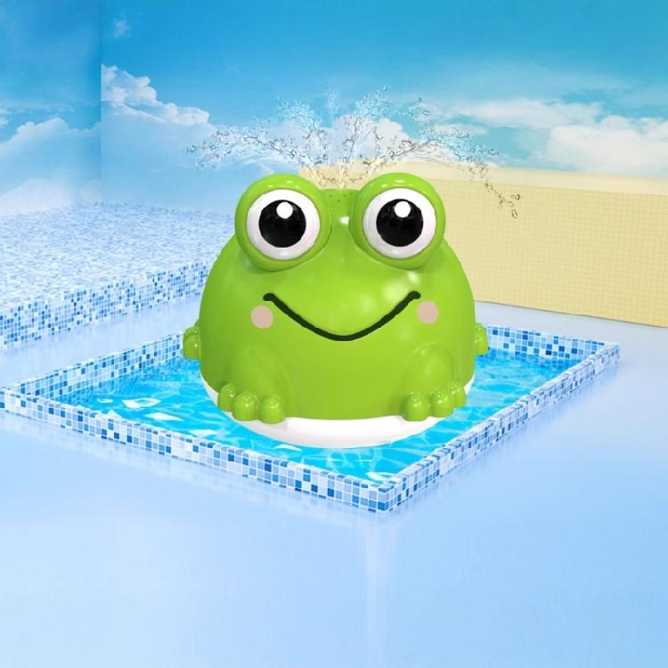 Baby Bath Time Frogs Toy Electric Water Sprayer Bright Flashing Light Water Sprinkler For Children Indoor Fun Entertainment