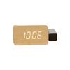 Projection Alarm Clock for Bedroom 180° Rotatable Projector On Ceiling Duals Loud Alarm Clock Electric Digital Clock