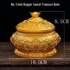 Dragon Head Treasure Basin with Lid: New Home Moving Opening Gift Ornament