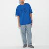 Uniqlo X Pokémon Collaboration SS23 Character Print Loose Fit Crew Neck Short Sleeve T-Shirt Unisex Tops Blue 462033-65