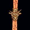 Brass Vintage Ox Head Knife Pendant Paracord Crafting Outdoor Gear Decor DIY Accessory