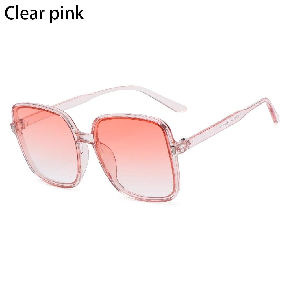 1PC Vintage Rectangle Sunglasses Luxury Gradient Eyewear Unisex Fashion Designer Sun Glasses UV400 Protection Eyeglasses