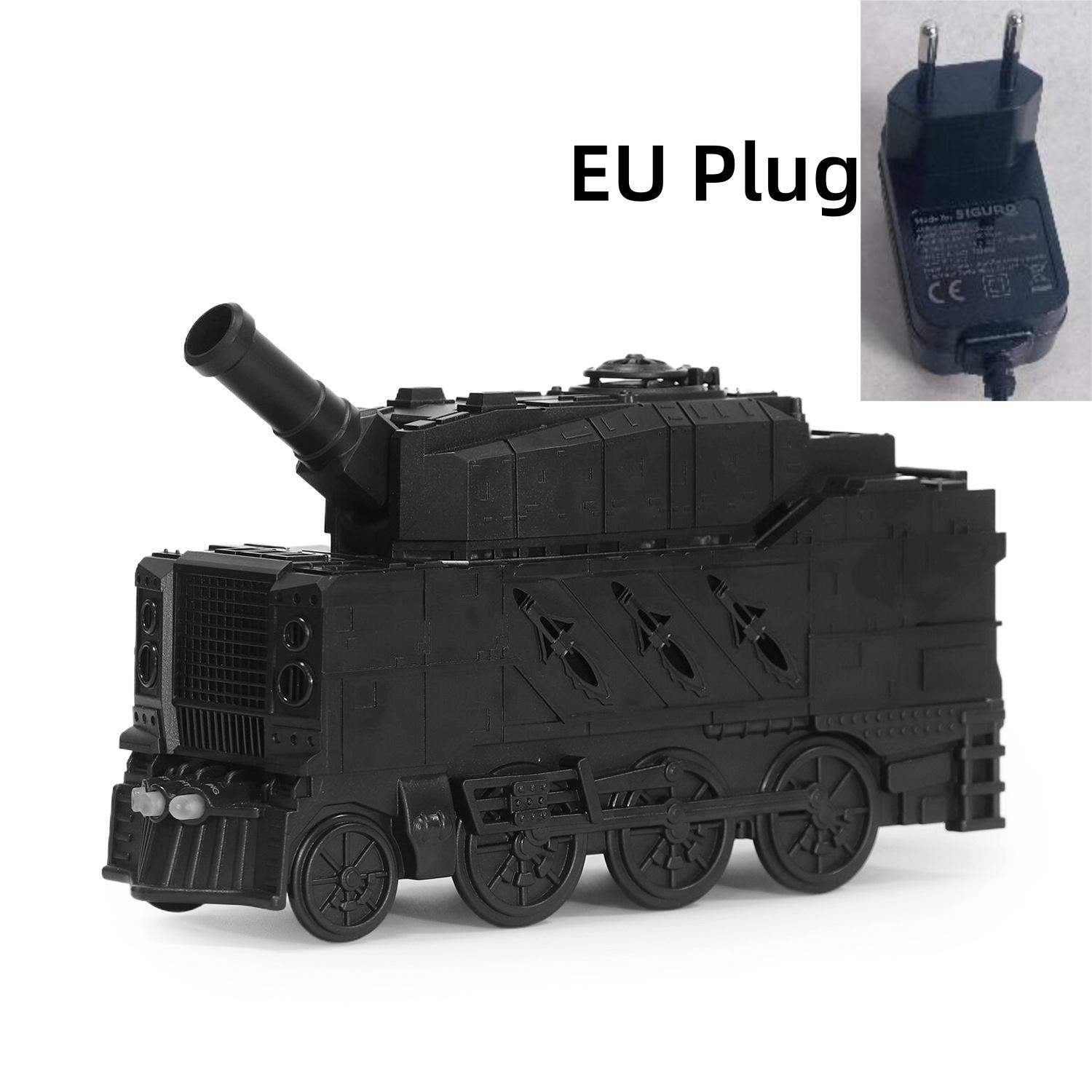 

Ароматерапевтичний дифузор у формі міні-баку, настільний дифузор з ефірними оліями, розпилювач димового кільця, ультразвуковий зволожувач повітря зі світлодіодною лампою