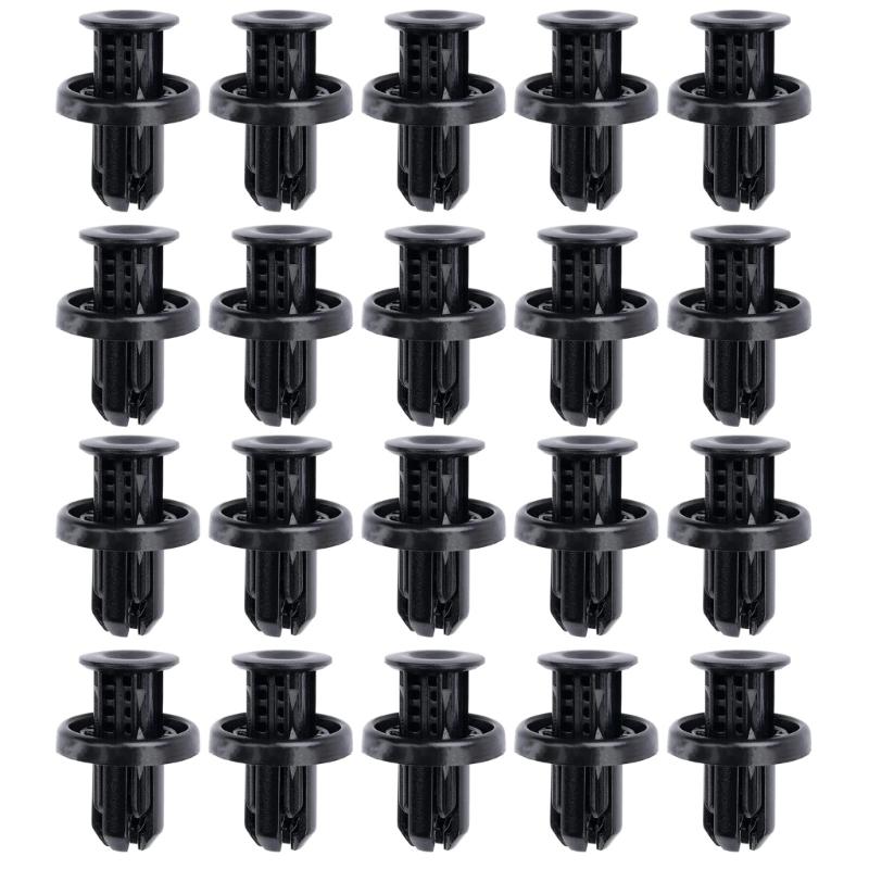 Auto Bumper Retainer Clips 10mm Hole Fit Plastic Rivet Quick Assembly Not Shaking Design 91505TM8003 for Automotive