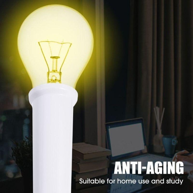 Lighting Parts Plastic E27 To E27 Extender 65mm/95mm/120mm White Light Bulb Adaptor Converter Holder