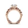 Hollow Tree Of Life Micro-Inlaid Zircon Ring Women'S Fashion Personality Wishing Tree Ring
