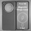 Magnetic Case For OPPO Find N6 Aramid Carbon Fiber Compatible MagSafe Cover Ultra Slim Lightweight Case Protective Cover