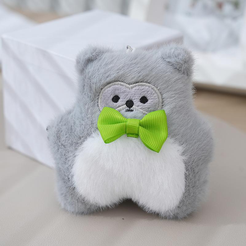 

Delightful Keychain Plush For Students Cute Creative Gifts In Soft Pink Blue And Colors Gray сірий колір