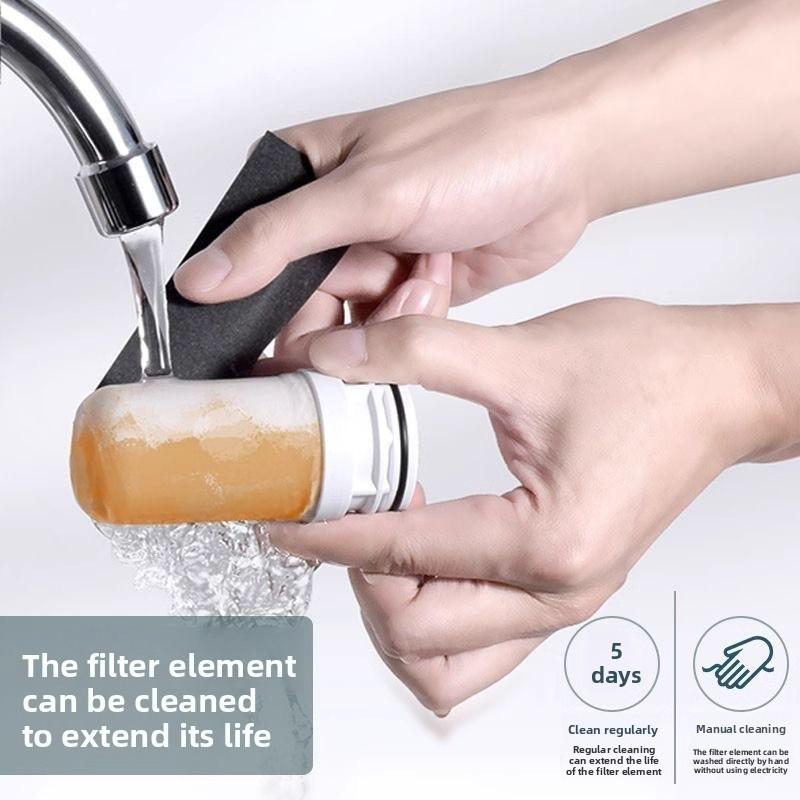 Faucet Water Filter Cartridge With Chlorine Removal For Home Use