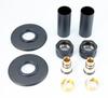 Luxrad single-pipe masking system for Pex black pipes for heating installations