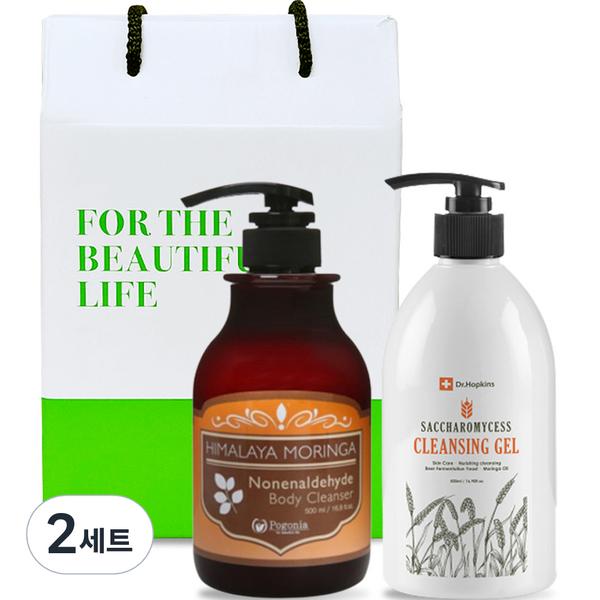 

Pogonia Nanen Альдегидное очищающее средство для тела 500 мл + Dr. Hopkins Sakaro Miss Cleansing Gel 500ml Set, 2 набора, набор популярной корейской косметики