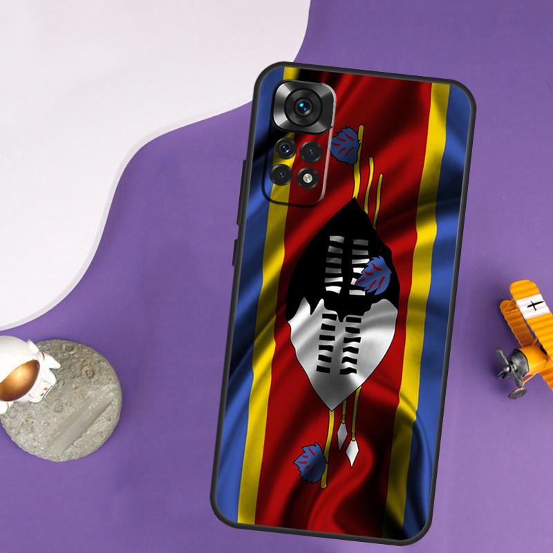 

Swaziland Flag Case For Xiaomi Redmi Note 13 14 Pro 12 9 10 11 Pro 10S 11S 12S Redmi 14C 13C 10C 12C Cover Redmi 12C