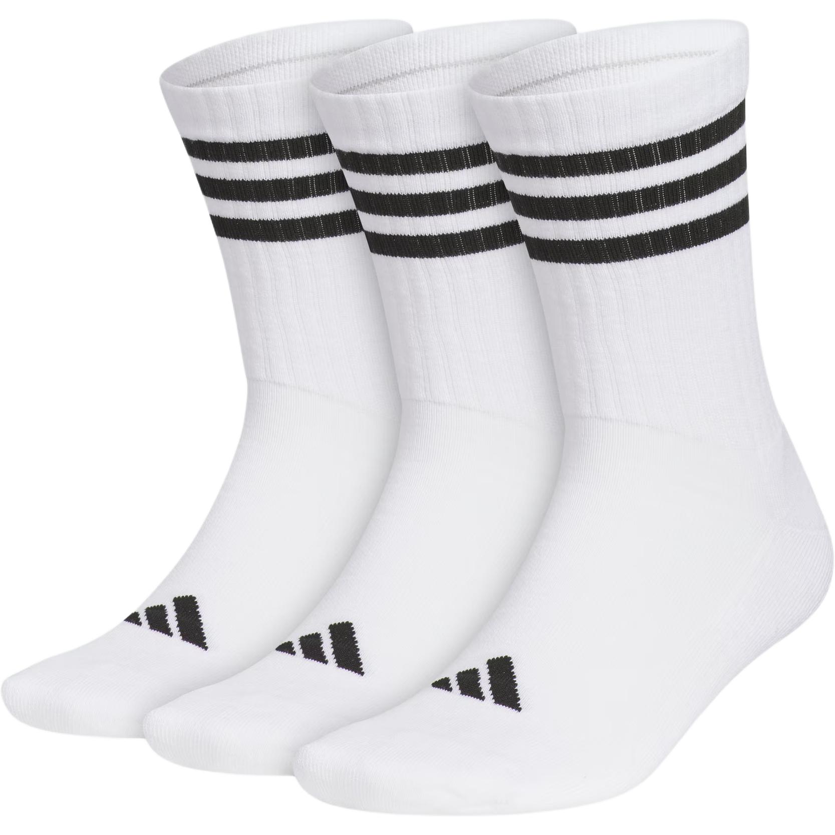 Adidas CUSHIONED CREW SOCKS Crew Socks Unisex White/Black JN4867 M