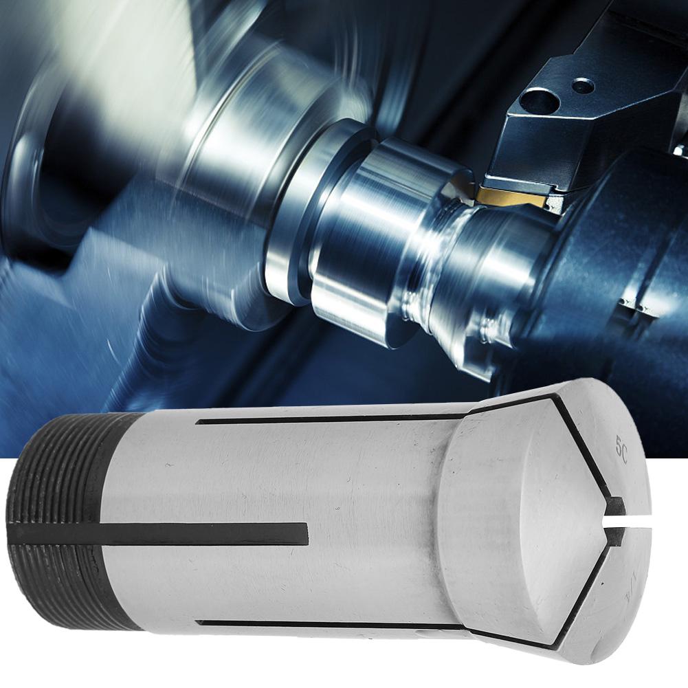 Spring Steel High Accuracy 5C Hex Collet Chuck CNC Milling Lathe Fixing Tool Accessories (1 4 )