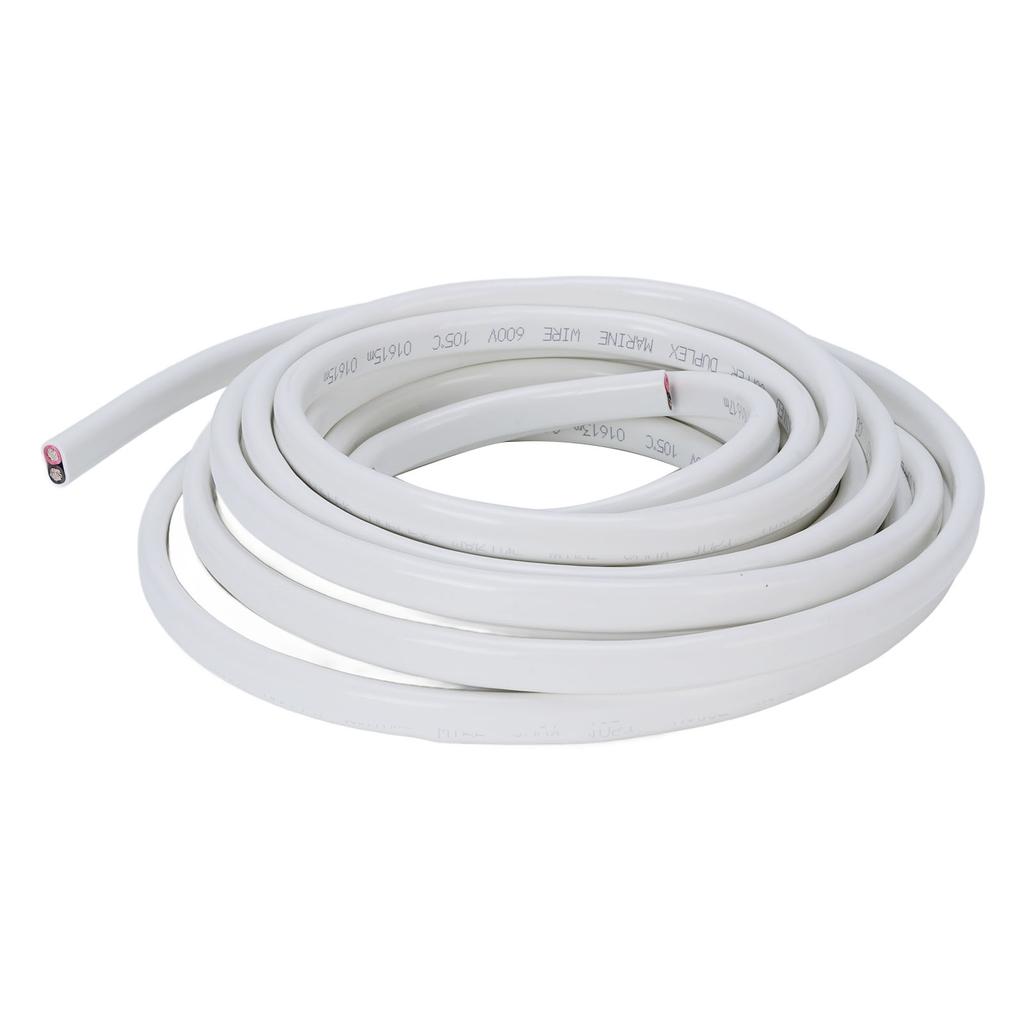 10 Gauge Marine Wire 30ft Marine Grade 10 AWG 2 Core Stranded PVC Power Cord OFC Insulated Electrical Cable for Boat