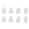 100Pcs LED Light Emitting Diode Shade Transparent Cap Protective Cover Electronic Component 3mm