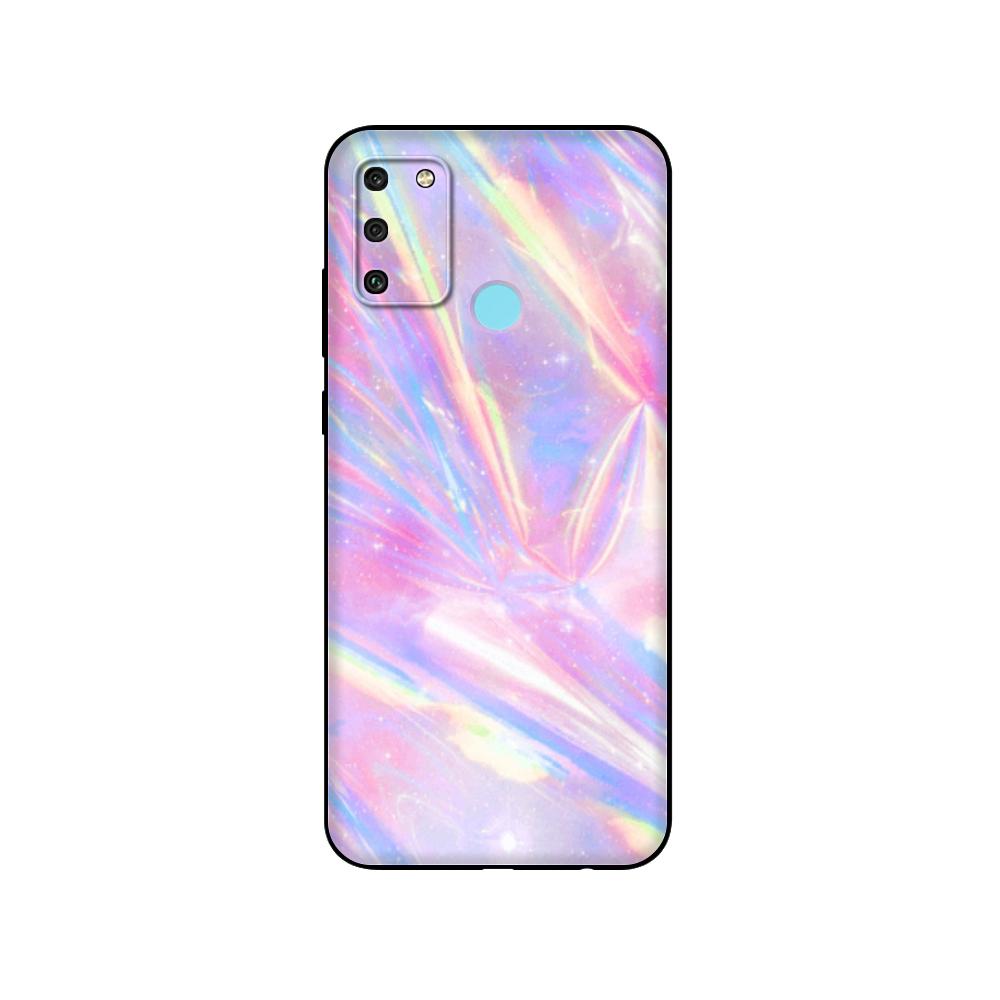 

Черный чехол из ТПУ для Huawei Honor 8a Prime 8s Prime 9 Lite honor 9A 9C 9X Premium 9x Pro 9S чехол с голографическим переливающимся эффектом honor 8A