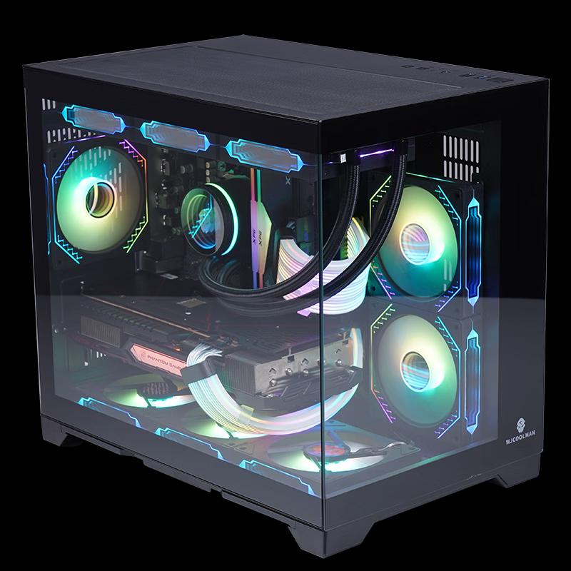 Wanjia Panorama Tempered Glass PC Gaming Case