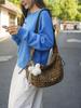 Women's High-End Leopard Print Canvas Dumpling Bag - Large Capacity Crossbody for Autumn/Winter