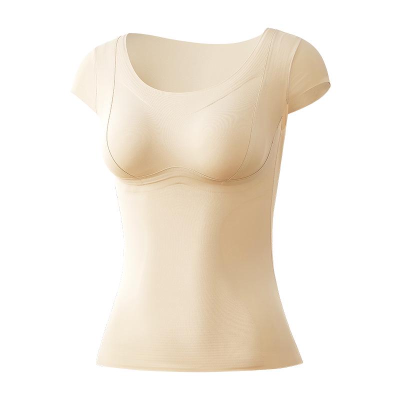Women's Fleece-Lined Temperature-Control Set: Shaping Autumn Base Layer, No-Bra Needed.