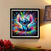 5D DIY Diamond Painting Kit, Lilo & Stitch , Adult Beginner 5D Round Diamond Embroidered Crystal Mosaic Crafts, Suitable for Home Wall Settings