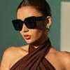 Oversized Square Sunglasses Women Personality Simple Eyewear Women Fashion Retro Glasses Women