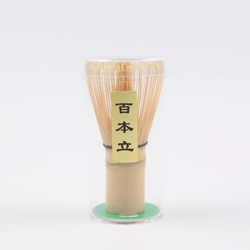 

[Green & Cozy] 100-Stand Tea Whisk, Bamboo Tea Whisk for Matcha Powder, Perfect for Tea Ceremony, Traditional Craft, 100-Stand (100-Stand)