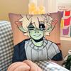 1pc Mushroom Oasis Anime Pillow Case Fashion Square Pillowcase Bedroom Sofa Room Ins Decoration Leisure