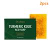 Turmeric and Kojic Acid Soap Deep Hydration Brightening Skin Care Products Soft Smooth Body Cleaning Skin Lightening Soap 100g