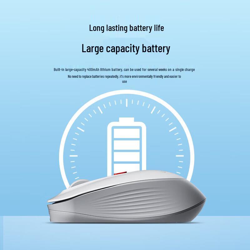Lenovo Wireless Bluetooth Dual-Mode Rechargeable Mouse