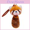 Plush Panda Keychain With Tongue Pull String And Bell For Bag Decor And Collectors Gift
