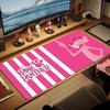Pink Panther Color Mouse Pad Large Gaming Table Cushion Non-slip Laptop Tablet Big Mousepad XXL Mat Mini PC Playmat With Lock Edge