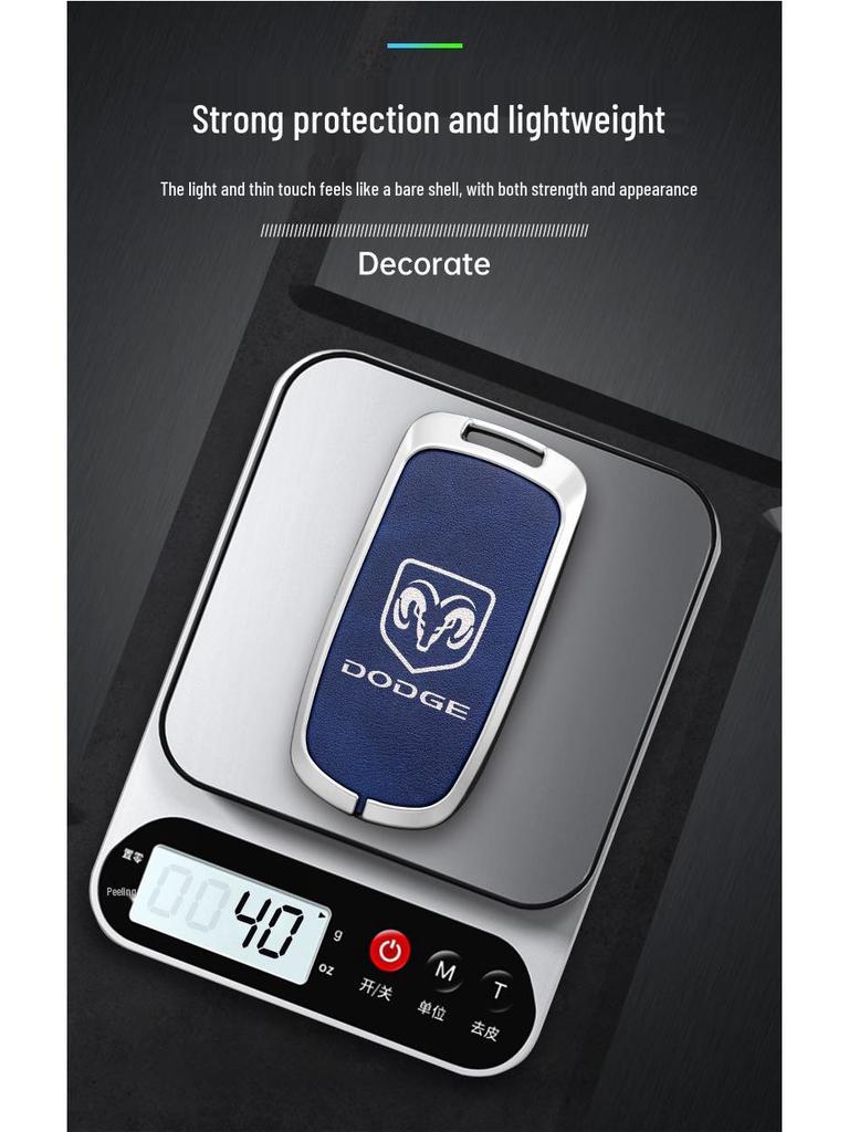 Dodge Journey Key Cover for 13/14/15/16 Models - Durable Shell and Buckle Design
