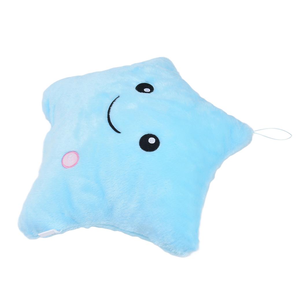 Luminous Pillow Star Shape Beautiful Color Cute Glowing Plush Throw Pillow for Party Daily