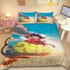 Duvet Cover Dragon Ball Son Goku Cool Anime Bedding Set Comforter Cover Set Twin Full Size for Bedroom Dormitory Decor