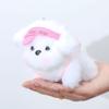 Cute Cartoon Plush Puppy Keychain Pendant Creative Stuffed Animals Keychain Kawaii Backpack Decoration Accessories Gifts
